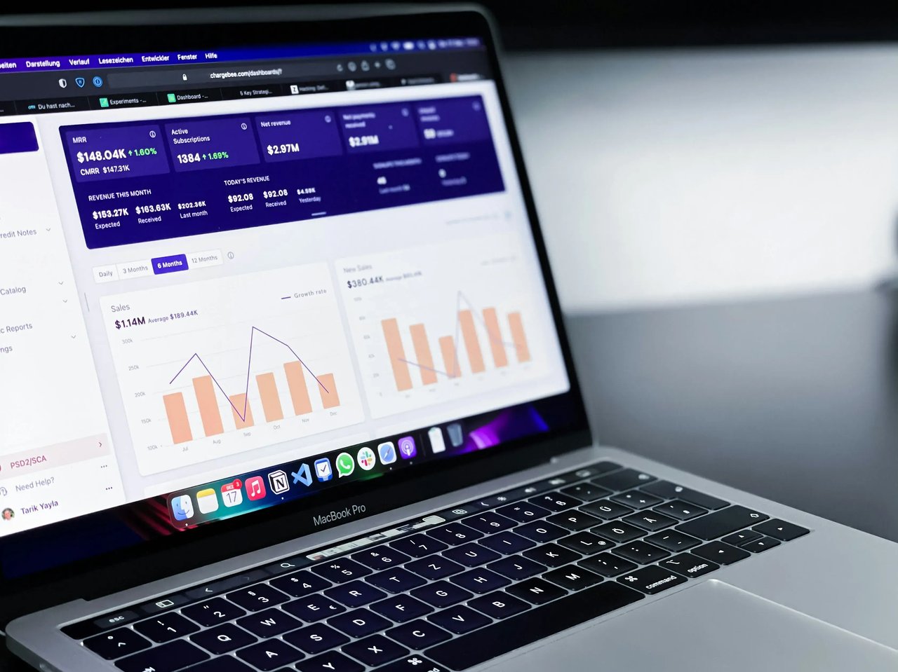 Marketing dashboard showing budget allocation across multiple lead sources with charts comparing performance metrics and gradual investment shifts.