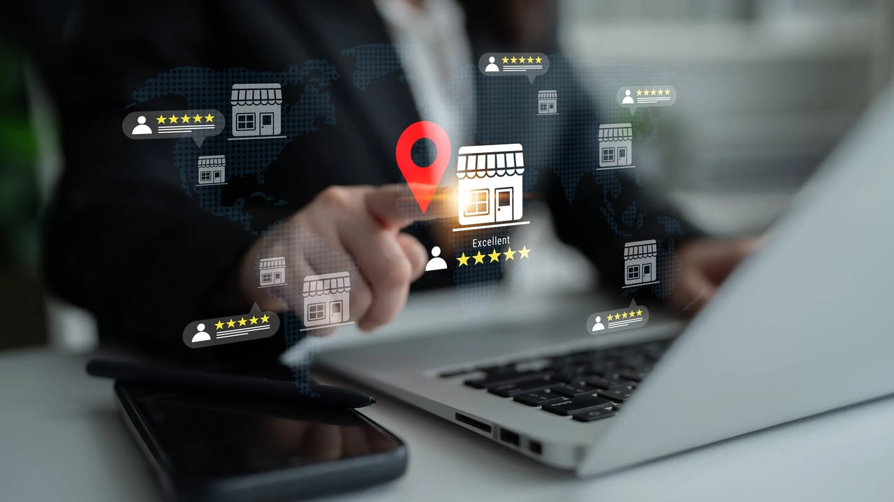 An image showing up that a five-star Google Business profile with hundreds of reviews, is more likely to answer or return your call.