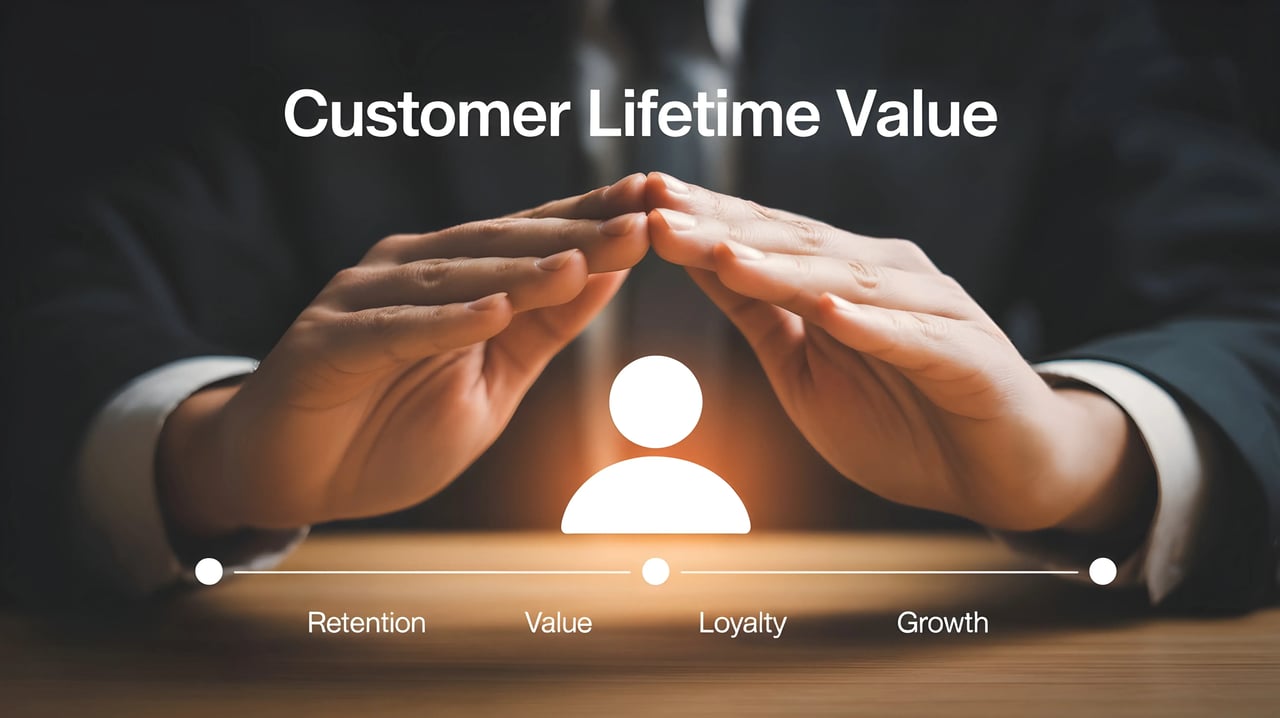 Customer lifetime value concept showing how adding products and services can increase the long-term value of a customer relationship.