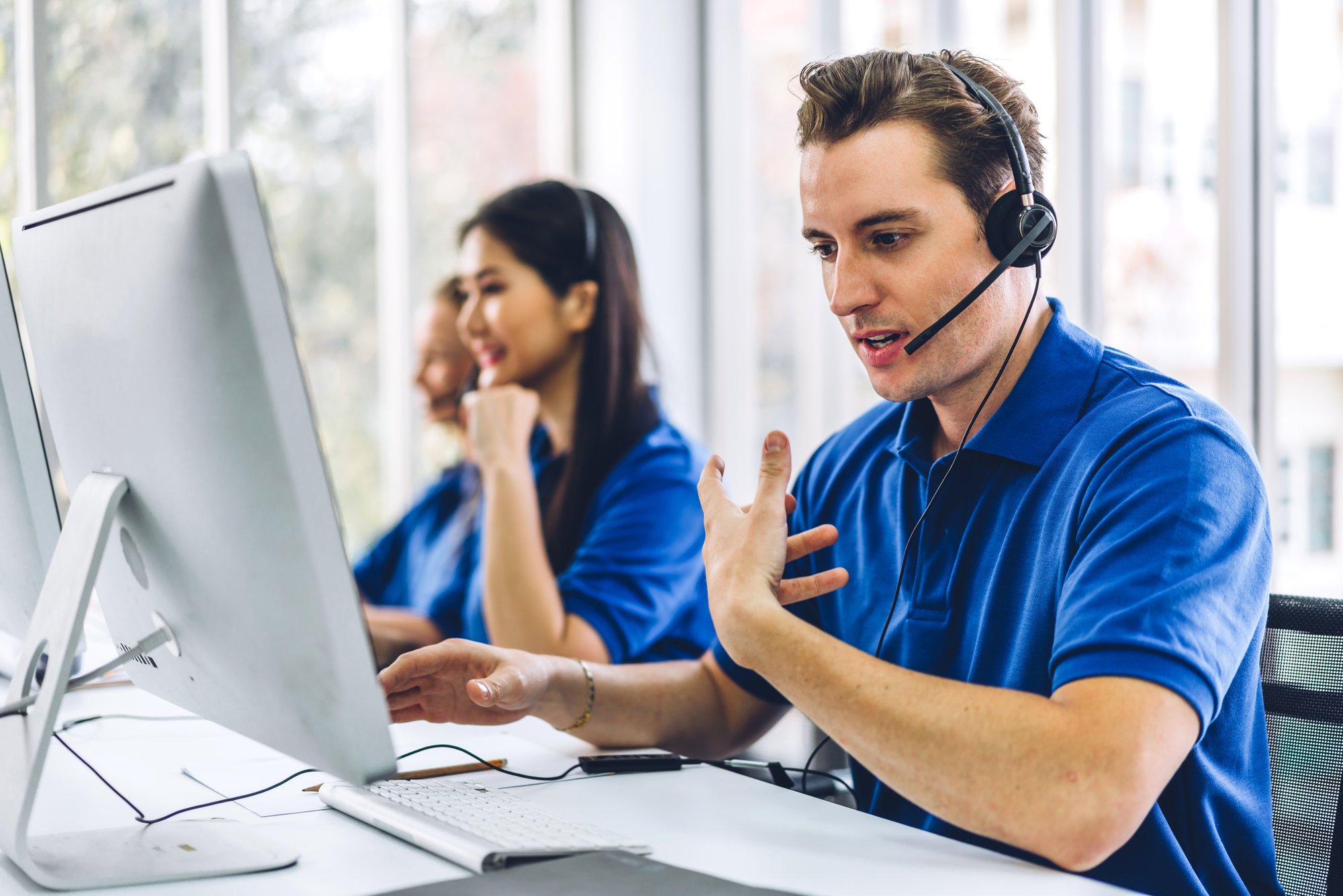 Sales manager reviewing call recordings alongside team performance metrics and activity dashboards to diagnose whether poor results are caused by lead quality or sales performance.