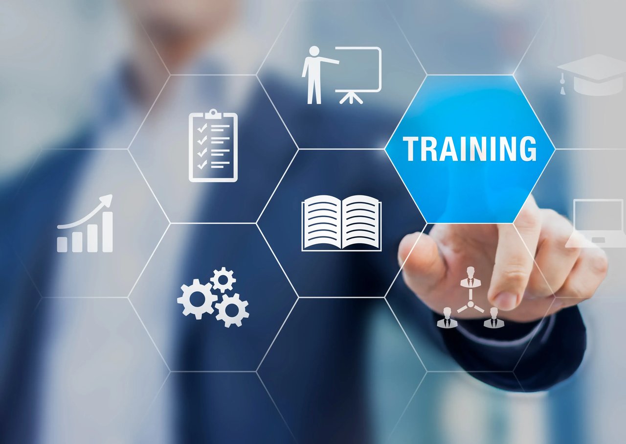 Sales training concept showing repeated practice, skill development, and preparation for confident customer interactions.