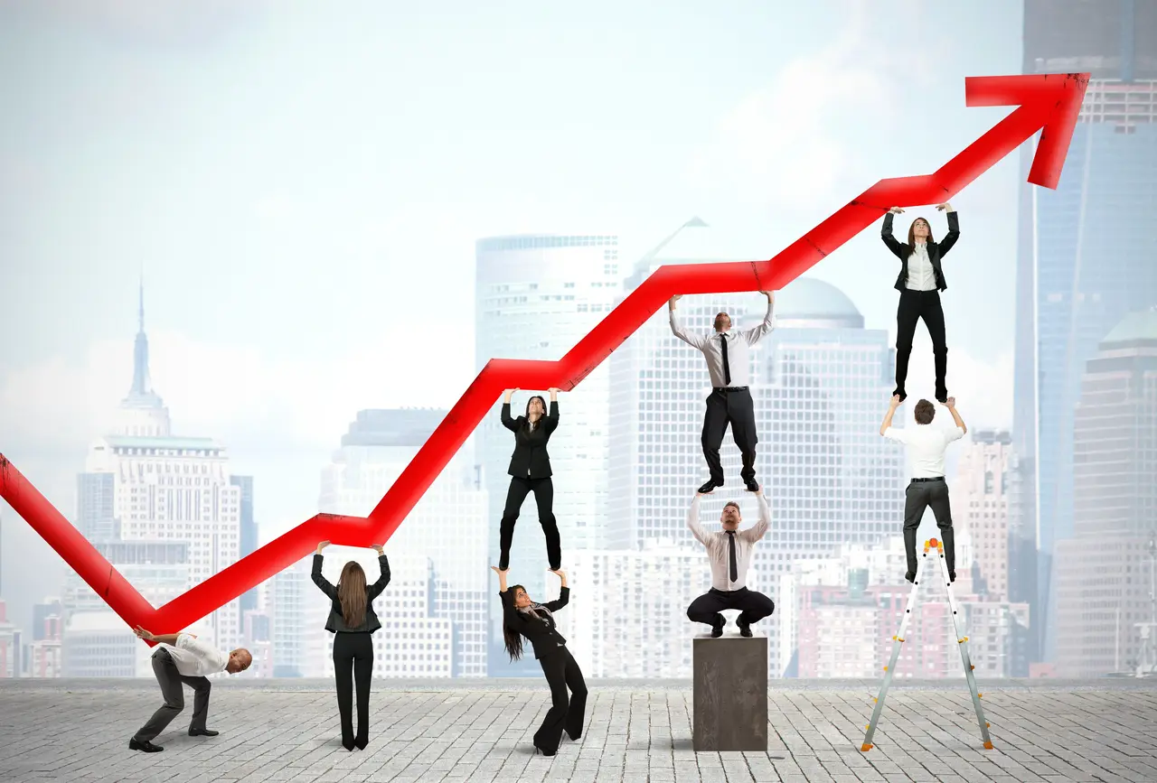 Sales team progressing through a 90-day ramp-up period, showing how SDR experience and efficiency improve over time.